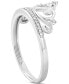 ფოტო #3 პროდუქტის Diamond Tiara Ring (1/10 ct. t.w.) in Sterling Silver