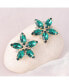 Фото #2 товара Women's Flower Stud Earrings