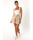 ფოტო #6 პროდუქტის Women's Maya High Waisted Paperbag Shorts