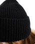 Фото #2 товара Object knitted beanie in black