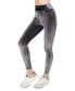 Women's Velvet High-Waist Shaping Leggings Серый, S/M - фото #1