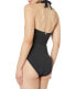 LAUREN Ralph Lauren Beach Club Twist Bandeau One-Piece Swimsuit Black Size 12 - фото #2