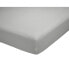 Fitted bottom sheet Alexandra House Living QUTUN Pearl Gray 105 x 200 cm