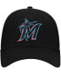 Фото #1 товара Men's Black Miami Marlins Legend MVP Adjustable Hat