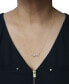 Фото #2 товара Wrapped diamond "Queen" 20" Pendant Necklace (1/6 ct. t.w.) in 14k Gold, Created for Macy's