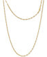 Фото #1 товара Macy's giani Bernini Disco Link 16" Chain Necklace in 24k Gold-Plated Sterling Silver, Created for Macy's