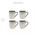 4-tlg. Kaffeebecher Set Capri