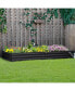 Фото #2 товара Galvanized Steel Raised Garden Bed Elevated Planter Box Easy DIY