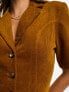 Фото #3 товара ASOS DESIGN button through cord mini dress in tobacco