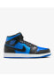 Фото #1 товара Air Jordan 1 Mid Varsity Royal Erkek Sneaker Ayakkabı DQ8426-042