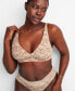 ფოტო #3 პროდუქტის Women's Cotton Blend Lace-Trim Thong Underwear, Created for Macy's