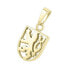 Original gold pendant Czech lion 241 001 01107