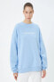 Фото #3 товара Kadın Mavi Sweatshirt