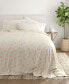 Фото #7 товара The Boho & Beyond Premium Ultra Soft Pattern 4 Piece Bed Sheet Set by Home Collection - Queen