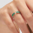 Fancy Life Green FLG10 Shiny Open Ring