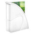 CEP Plastic magazine rack for vertical/horizontal use white 85x270x310 mm