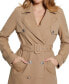 Фото #3 товара Women's Jade Double-Breasted Belted Trench Coat
