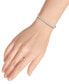 ფოტო #3 პროდუქტის Cubic Zirconia Tennis Bracelet in Sterling Silver, Created for Macy's