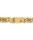 Wide Curb Link 24" Chain Necklace in Gold Ion-Plated Stainless Steel & Stainless Steel, Created for Macy's