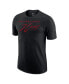 ფოტო #3 პროდუქტის Men's Heather Black Philadelphia 76ers Courtside Versus Flight Max90 T-shirt