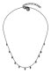 Imaginative black necklace with zircons TJ-0076-N-45