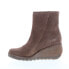 Fly London Nela NELA407FLY-004 Womens Brown Suede Zipper Casual Dress Boots