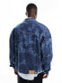 Фото #7 товара Tommy Jeans Aiden oversized trucker jacket in mid wash