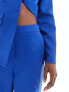 Фото #5 товара Extro & Vert tailored split hem trousers in cobalt co-ord