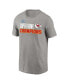 Фото #1 товара Men's Heather Charcoal Kansas City Chiefs Super Bowl LVII Champions Roster T-shirt