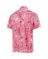 ფოტო #3 პროდუქტის Men's Red Distressed Georgia Bulldogs Vintage-Like Floral Button-Up Shirt