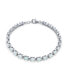ფოტო #2 პროდუქტის Simple Strand Created White Opal Tennis Bracelet For Women .925 Sterling Silver October Birthstone 7-7.5 Inch