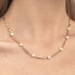 Фото #3 товара Elegant Gold Plated Affinity Pearl Necklace BFF161