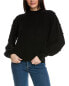 Фото #1 товара Brodie Cashmere Bonny Bobble Cashmere Sweater Women's Black L