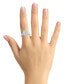 ფოტო #2 პროდუქტის Aquamarine and Diamond Halo Ring