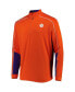 Men's Orange Clemson Tigers Shotgun 2.0 Omni-Wick Quarter-Zip Jacket