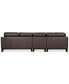 Фото #8 товара CLOSEOUT! Harli 3-Pc. Leather Sectional, Created for Macy's