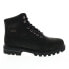 Фото #1 товара Lugz Brigade HI MBRIGHN-001 Mens Black Synthetic Lace Up Casual Dress Boots
