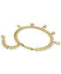 ფოტო #4 პროდუქტის Gold-Tone Dextera Crystal Chain Bracelet