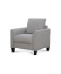 Фото #1 товара Кресло серого цвета Home Furniture Outfitters Brooklynn