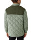 ფოტო #2 პროდუქტის Men's Skyline Reversible Collared Weather-Resistant Snap-Front Jacket