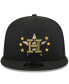 ფოტო #2 პროდუქტის Men's Black Houston Astros 2024 Armed Forces Day 9FIFTY Snapback Hat