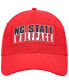 Men's Red NC State Wolfpack Positraction Snapback Hat Красный - фото #2