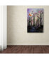 Фото #3 товара Michelle Faber 'Black Cat In Forest' Canvas Art - 19" x 12" x 2"