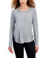 Фото #1 товара Women's Performance Long-Sleeve Top, Created for Macy's