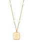Фото #1 товара brook & york 14K Gold-Plated Quincy Personalized Initial Pendant
