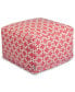 Links Ottoman Square Pouf with Removable Cover 27" x 17"