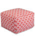 Links Ottoman Square Pouf with Removable Cover 27" x 17"