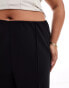 Yours wide leg trousers in black