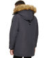 Фото #8 товара Men's Long Parka with Faux-Fur Lined Hood