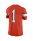 Men's #1 Orange Oklahoma State Cowboys Game Jersey